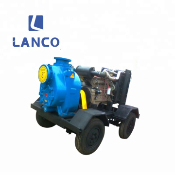 mobile trailer mounted self priming pump,marine sewage pump